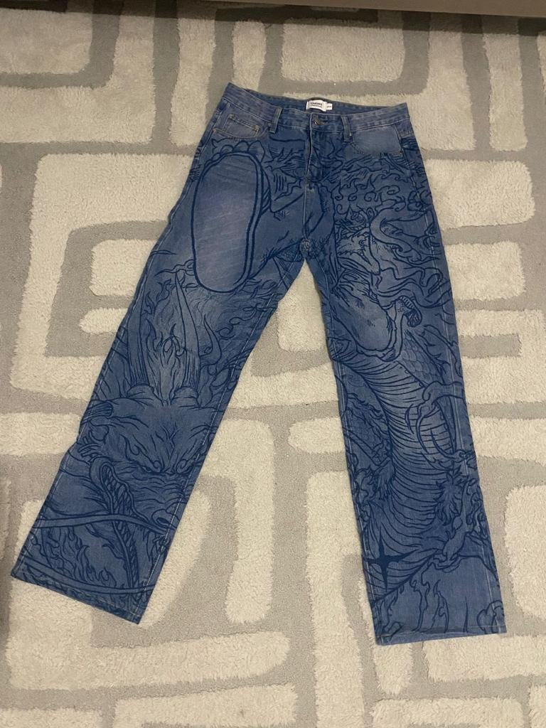 Jean One Piece – Luffy Gear 5 édition unique, Neuf, Enlèvement ou Envoi, CAEDES, Bleu