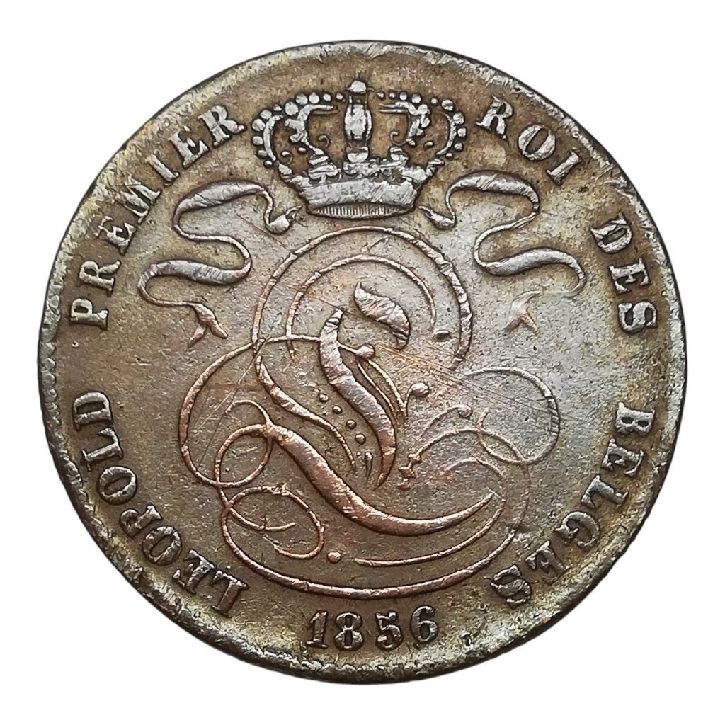 België - Leopold I - 5 centimes - 1856, Ophalen of Verzenden, Losse munt