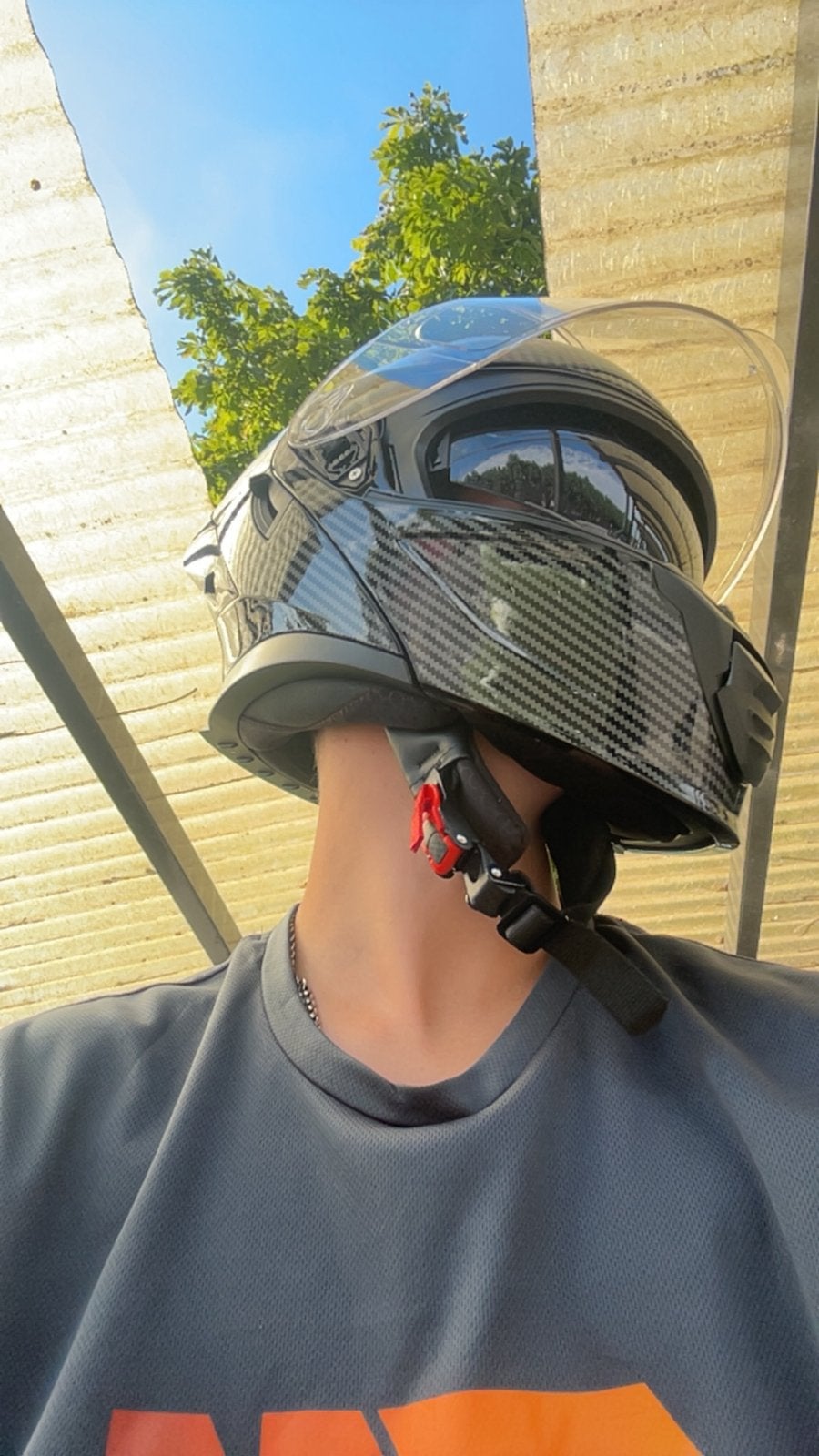 Carbonen motor helm, Overige typen, Nieuw zonder kaartje, Dames, L