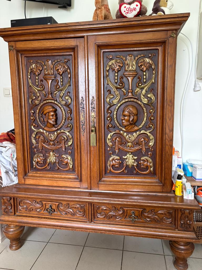 armoire  Néo-Renaissance, Antiquités & Art, Enlèvement