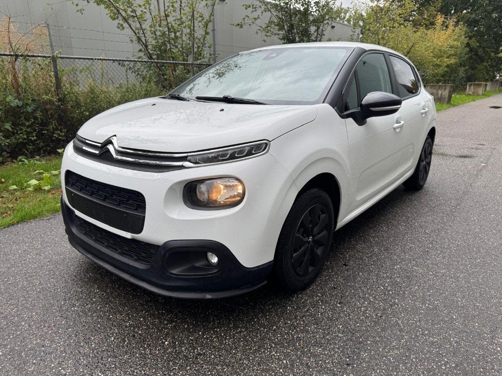 Citroën C3 – 2018 – Reeds onderhoud  –  Gekeurd in juli 2028, Auto's, Voorwielaandrijving, Stof, 450 kg, Wit