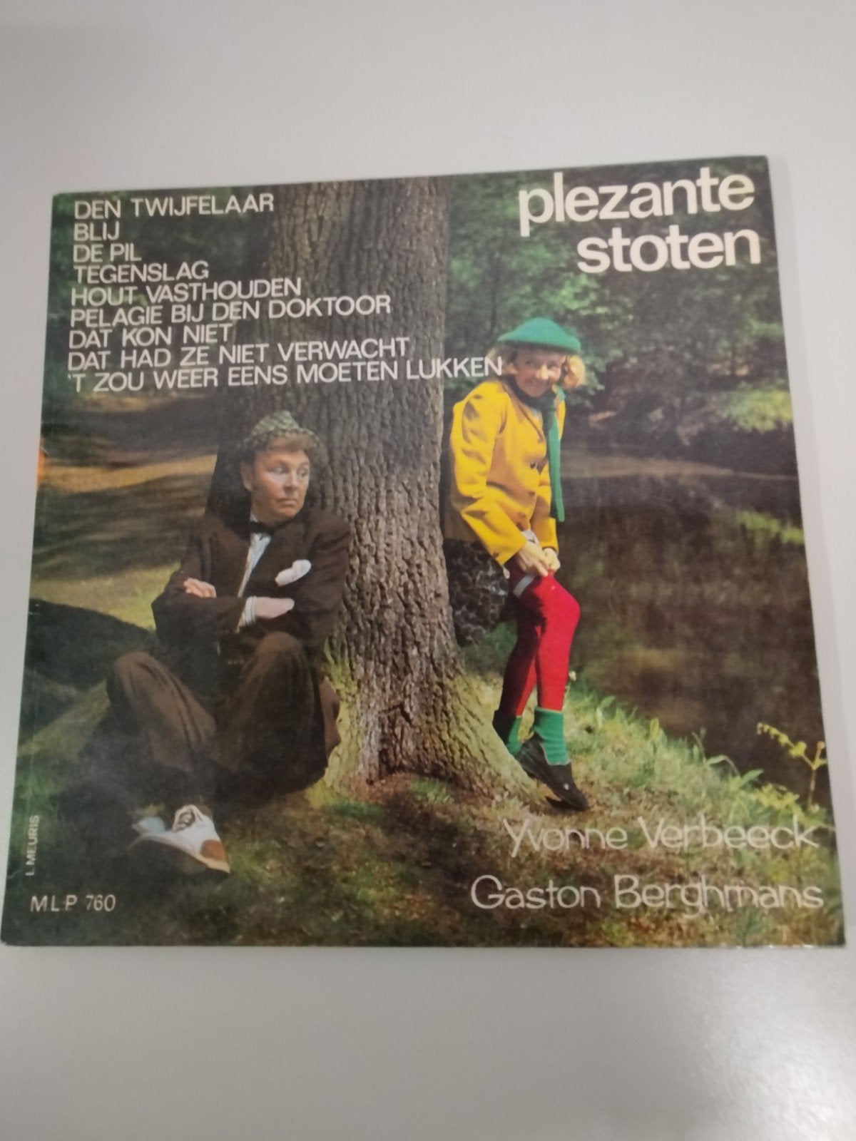 Lp - Plezante Stoten., Cd's en Dvd's, Vinyl | Nederlandstalig, Ophalen, LP