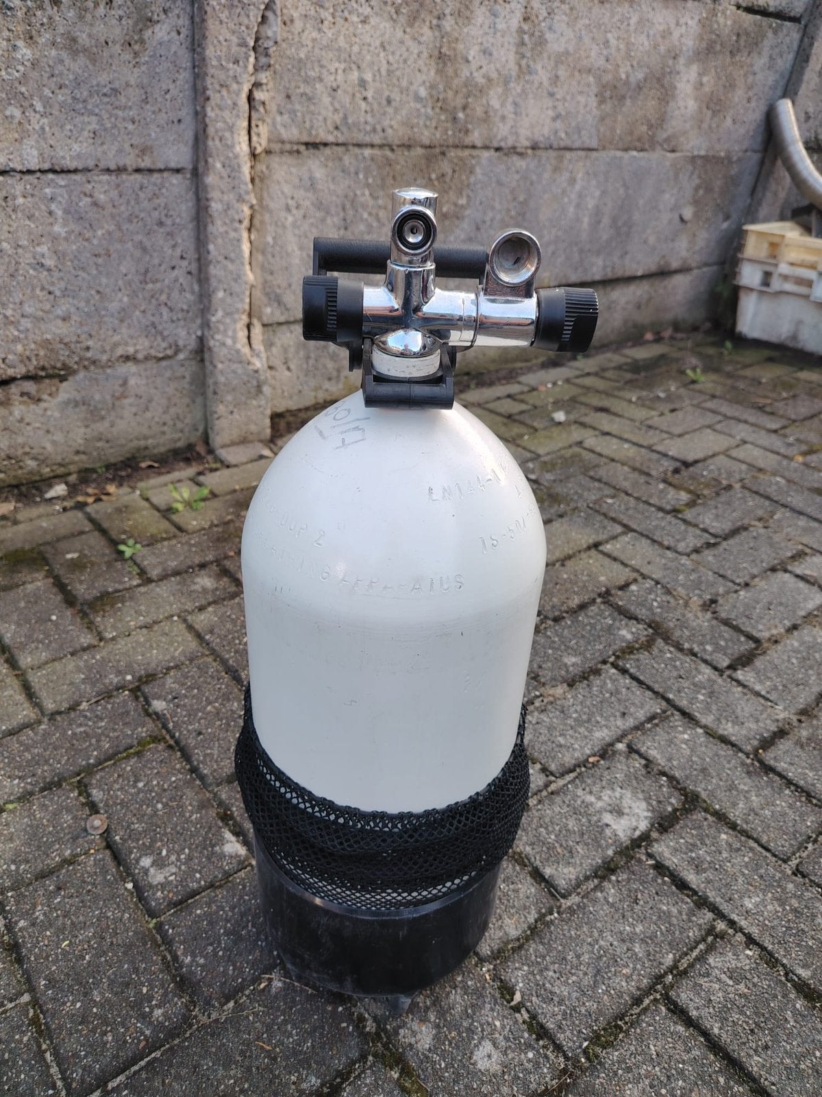Bouteille de plongée 12l, Sports nautiques & Bateaux, Enlèvement, Comme neuf, Bouteille de plongée