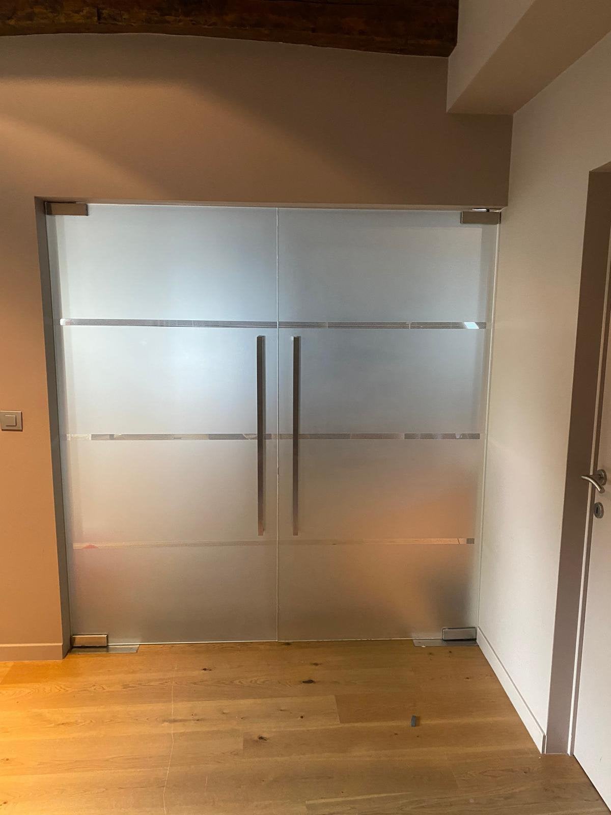 Porte intérieure à double vitrage, Enlèvement, Comme neuf, Verre