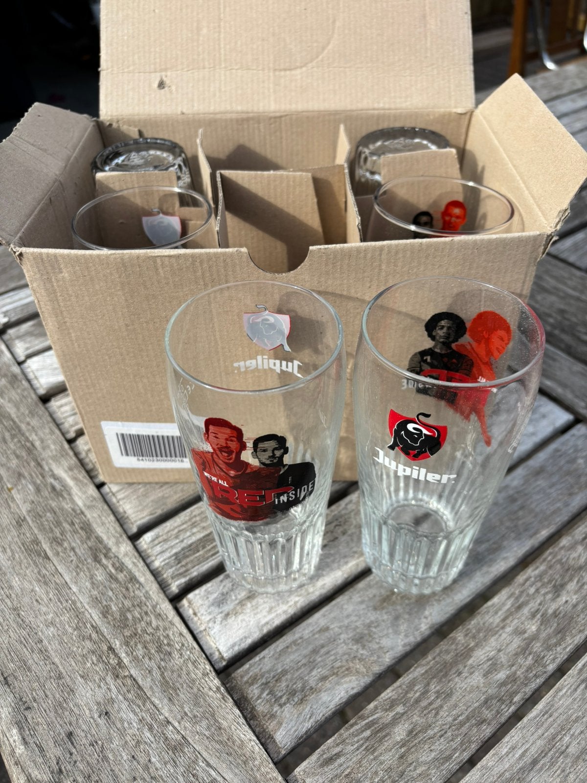 Jupiler 33cl 60 glazen, Verzamelen, Ophalen, Nieuw