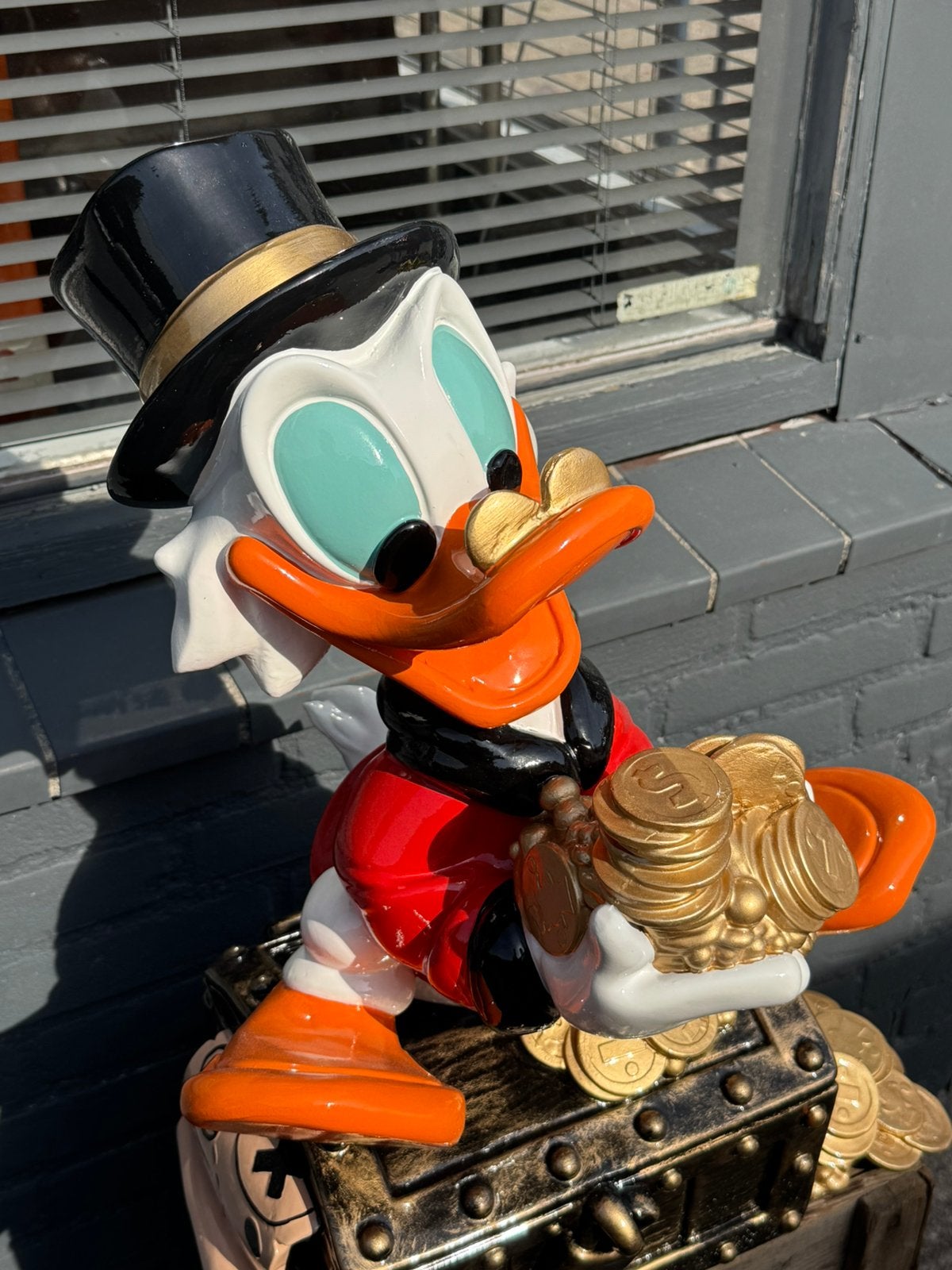 Disney Dagobert Duck Scroodge beeld, Verzamelen, Ophalen, Zo goed als nieuw, Fantasy