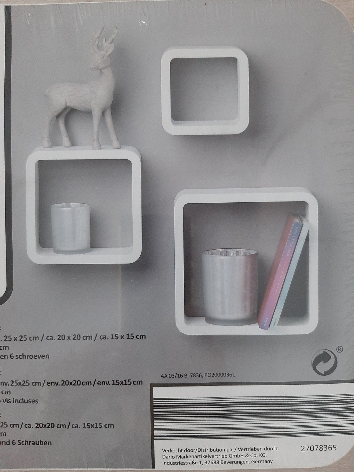 Cube mural, Maison & Meubles, Enlèvement, Neuf, Objet de décoration