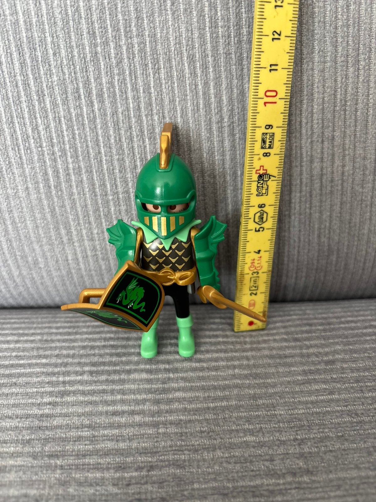 Playmobil groene drakenridder, Kinderen en Baby's, Speelgoed | Playmobil, Ophalen of Verzenden, Zo goed als nieuw