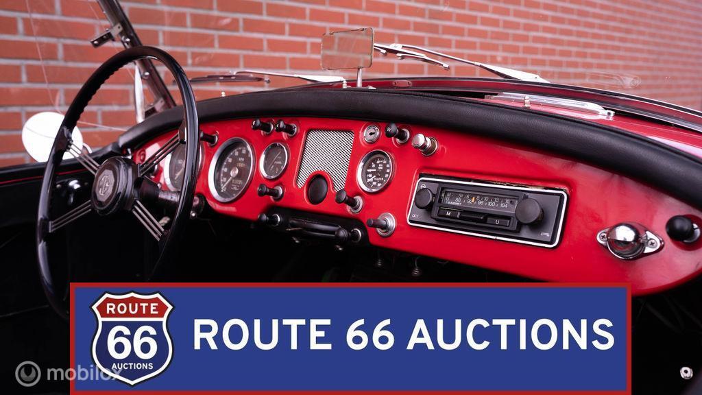 MG MGA Cabriolet | 1956 | Route 66 Auctions, Zwart, Bedrijf, Handgeschakeld, Overige carrosserie