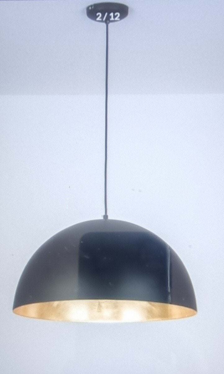 Suspension noire et dorée, Maison & Meubles, Enlèvement, Comme neuf