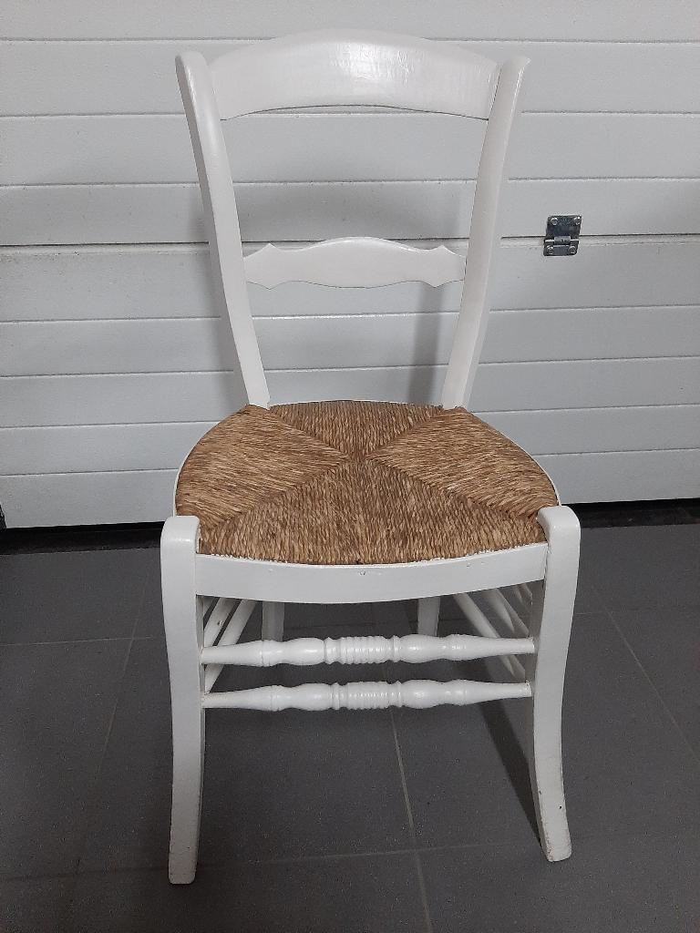 stoel in eik met rieten zitting,antiek, Antiek en Kunst, Ophalen