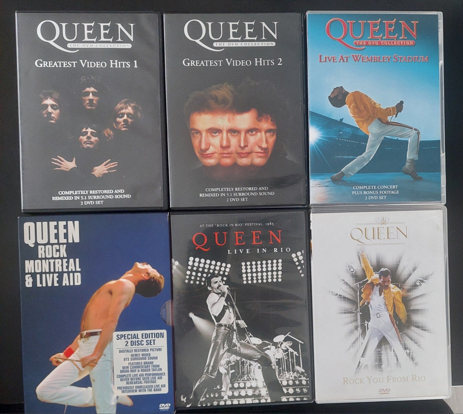 Lot de 9 Dvd Queen ( 15 Discs Dvd  ), Enlèvement ou Envoi
