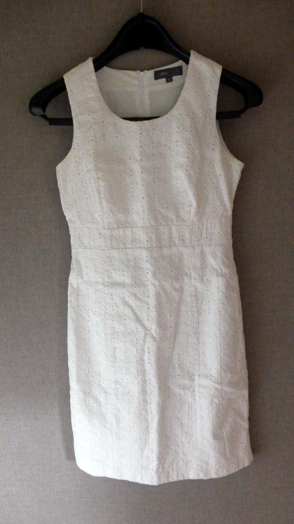 Witte jurk 38 JBC, Maat 38/40 (M), Ophalen of Verzenden, Gedragen, Boven de knie
