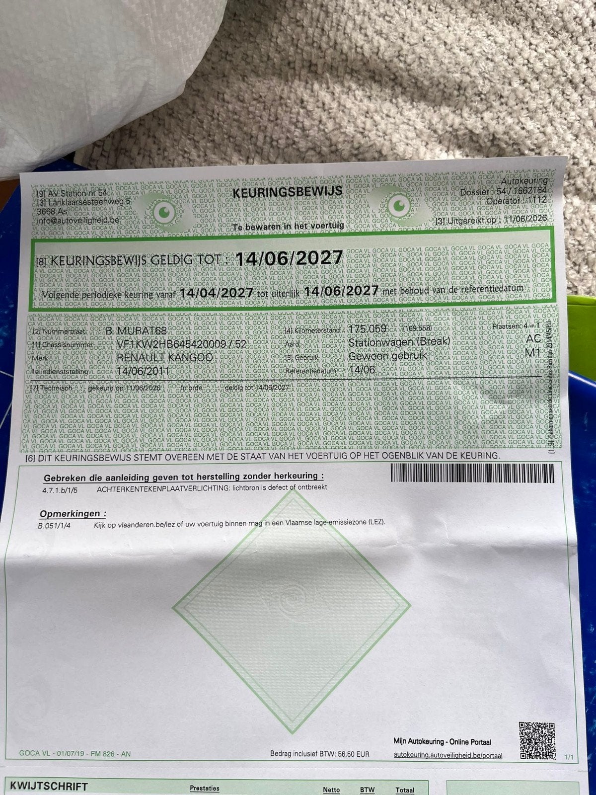 renault kangoo 2011 115pk 175000km eerste eiginaar, Voorwielaandrijving, Euro 5, Zwart, Zwart