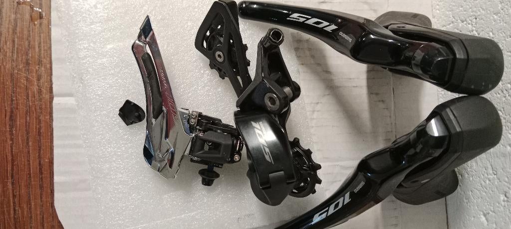 Shimano  105, Fietsen en Brommers, Fietsonderdelen, Ophalen, Zo goed als nieuw, Derailleur of Ketting, Shimano