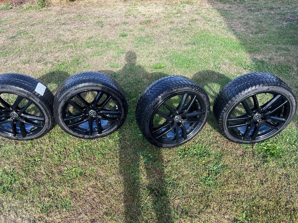 jantes 18 P VW, Pneus hiver, 18 pouces, Enlèvement, Utilisé