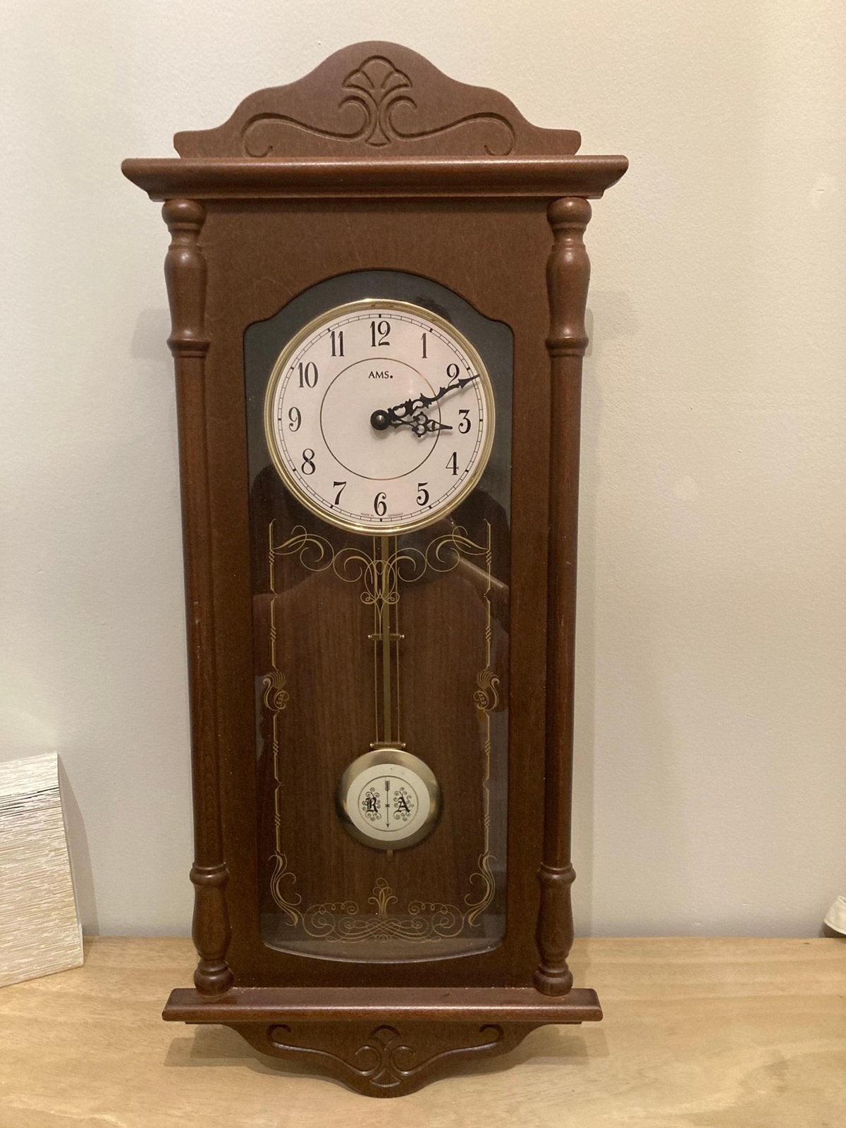Ams Wall Clock, Antiek en Kunst, Antiek | Klokken, Ophalen