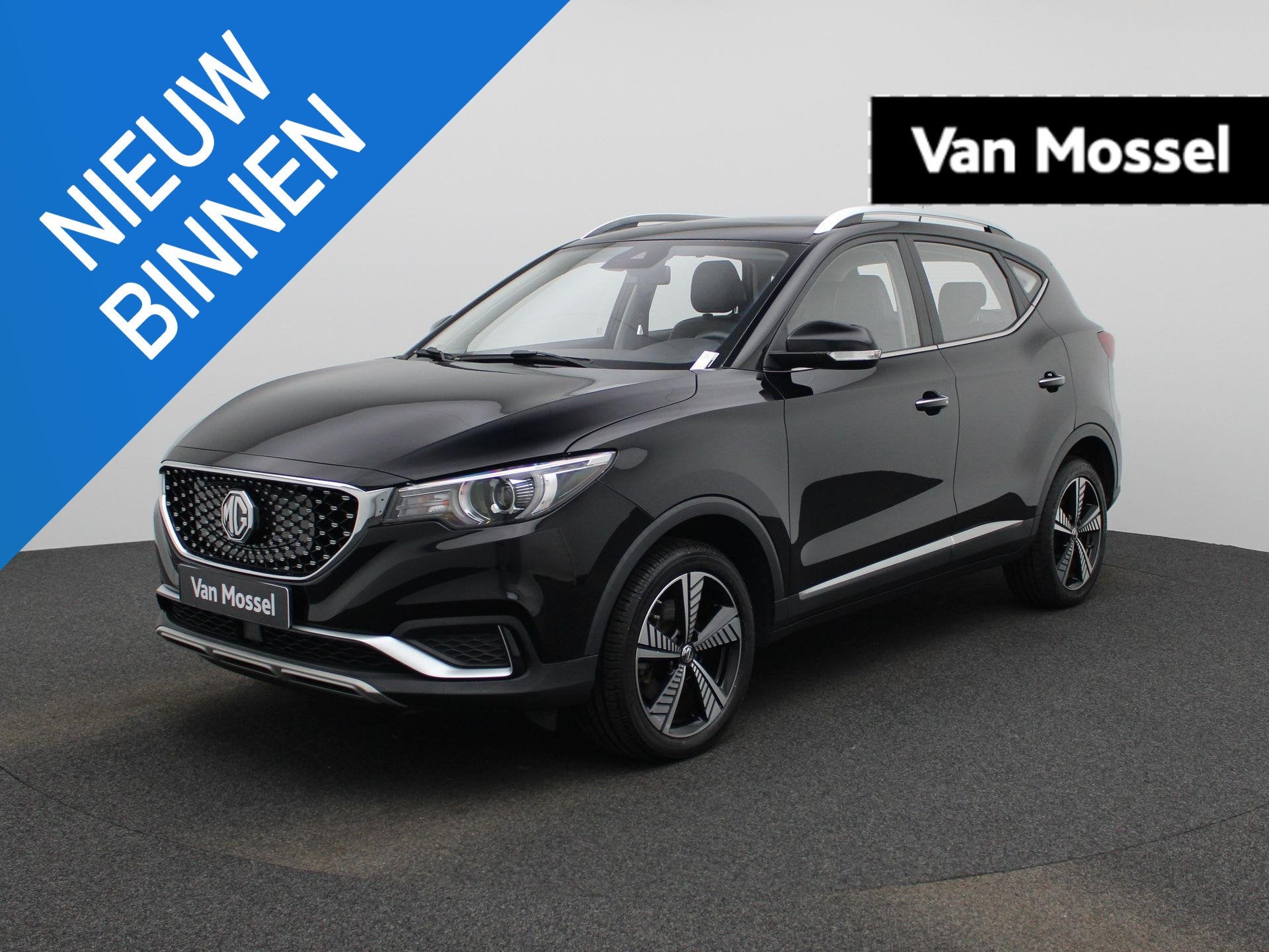 MG MG ZS EV EV Standard Range Luxury 45 kWh, Auto's, MG, Stof, Euro 6, ZS, Zwart