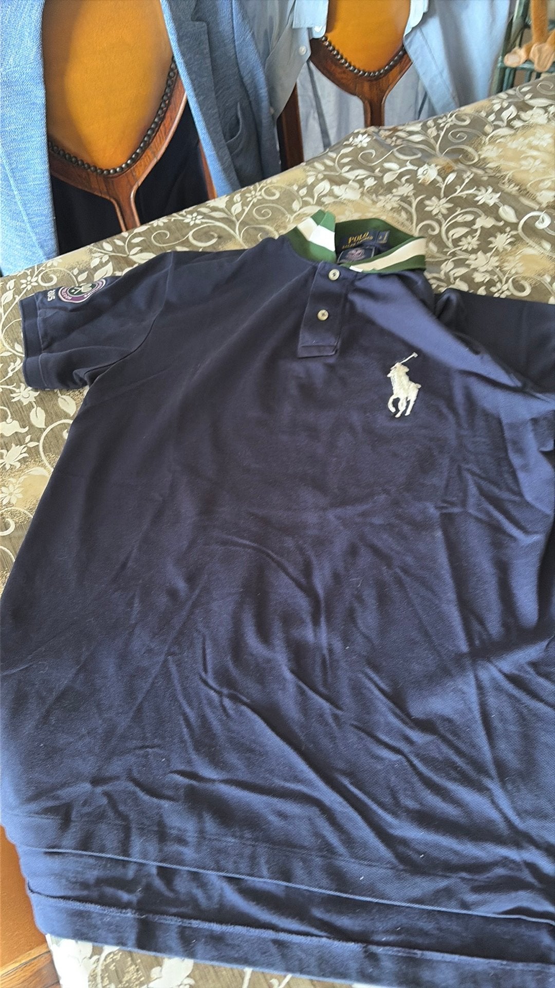 Polo Ralph Lauren 2015 Wimbledon -35€, Kleding | Heren, Ophalen of Verzenden, Gedragen, Maat 52/54 (L), Blauw