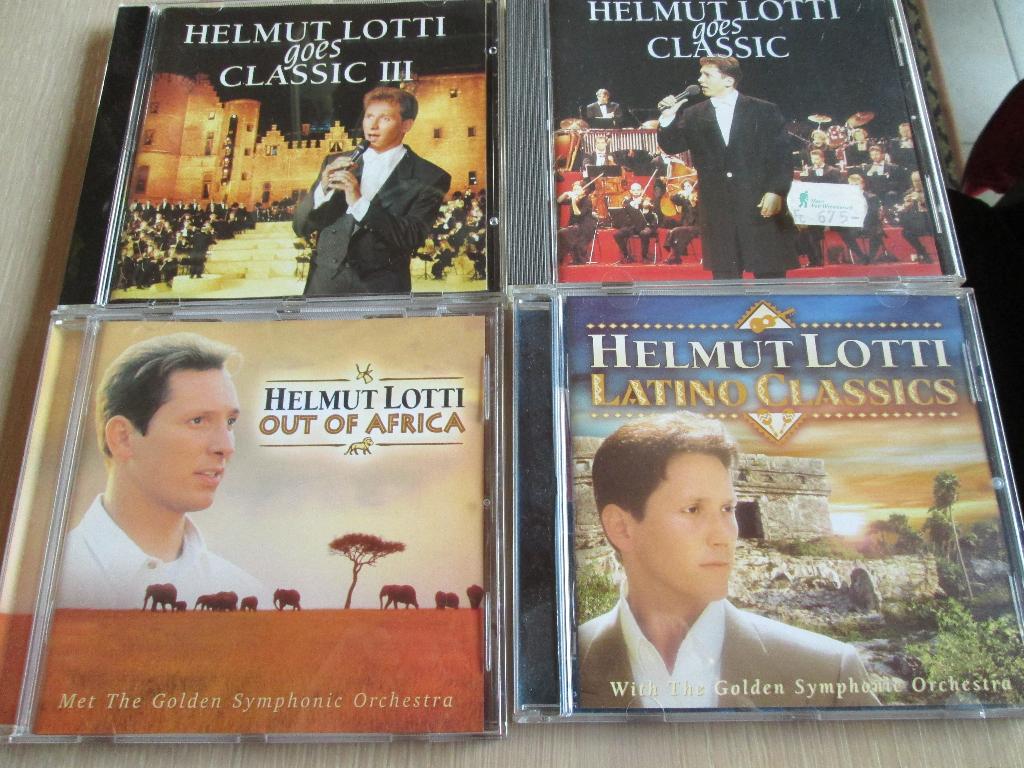 cd's helmut lotti 4 stuks, Ophalen, Zo goed als nieuw