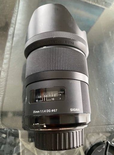 Sigma 35mm f/1.4 DG HSM ART voor Nikon, Audio, Tv en Foto, Foto | Lenzen en Objectieven, Ophalen, 35 mm, Nikon, Zo goed als nieuw