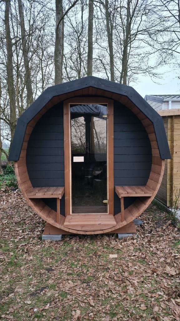 2,5M Barrel Sauna Gratis Levering en Plaatsing, Ophalen of Verzenden