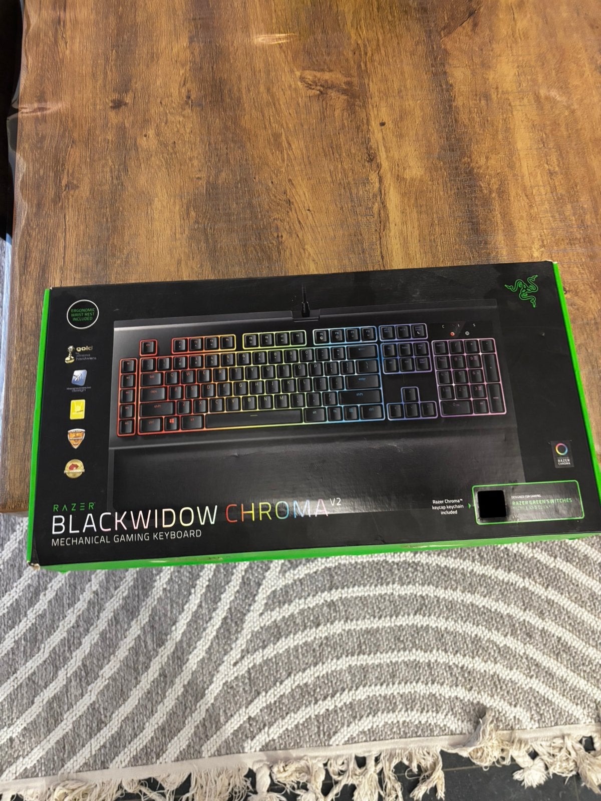Razer Black Widow Chroma v2, Informatique & Logiciels, Enlèvement, Comme neuf, Clavier gamer