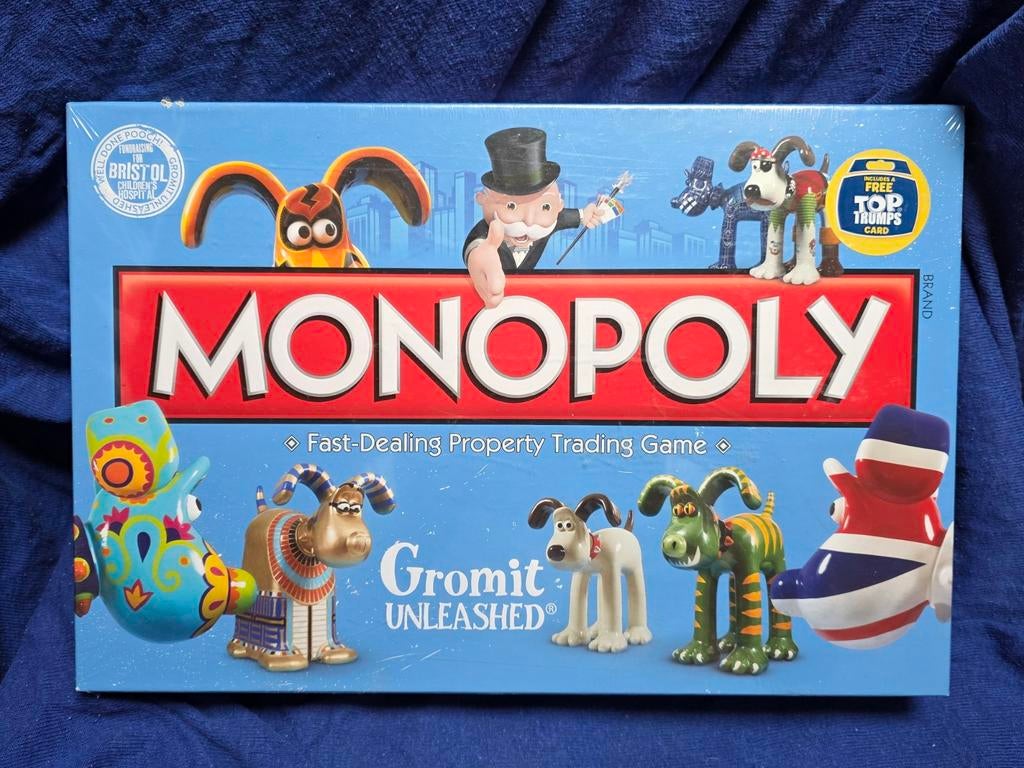 Rare Monopoly Gromit  édition exclusive Bristol état neuf em, Enlèvement ou Envoi