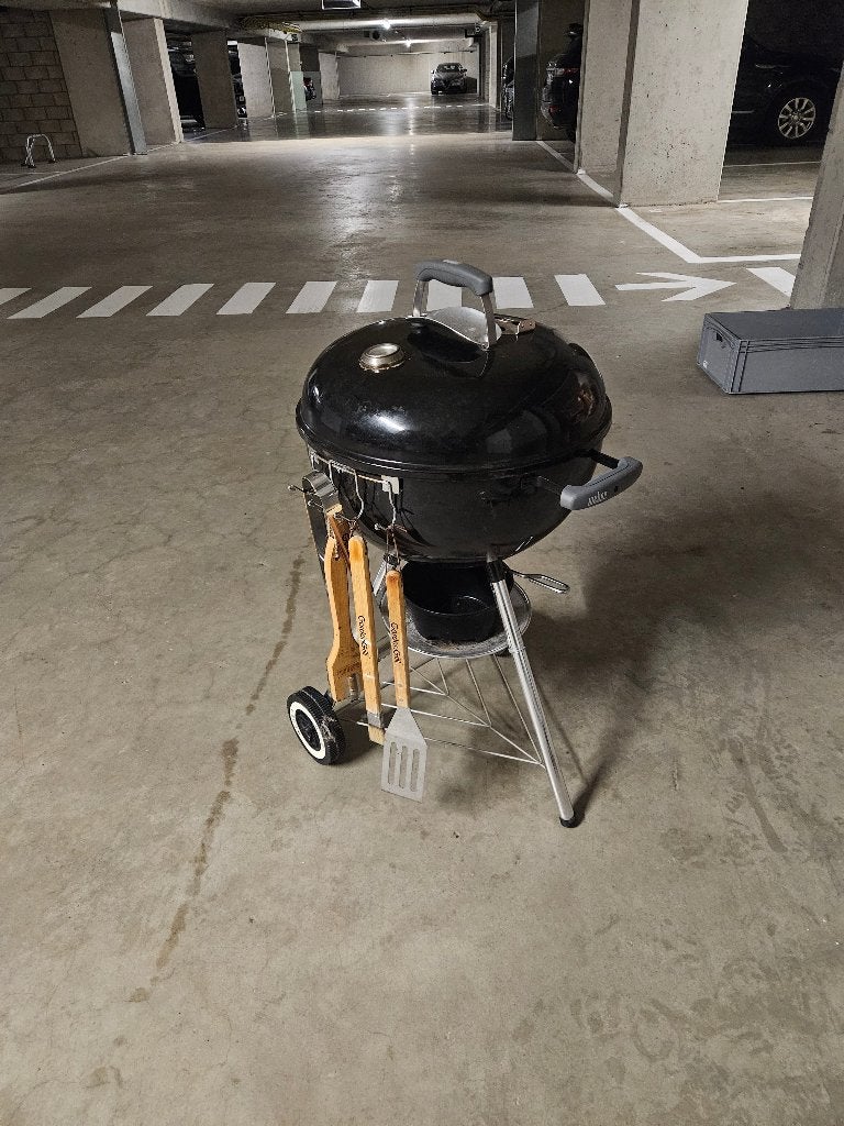 Original Kettle-houtskoolbarbecue Ø 47 cm met accesoires, Enlèvement, Utilisé, Weber, Avec accessoires