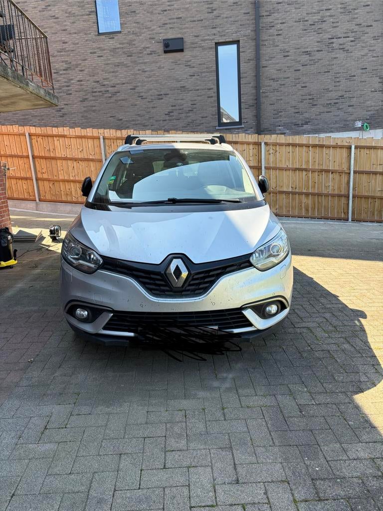 Renault Grand Scénic, Auto's, Zwart, 7 zetels, Leder, Handgeschakeld