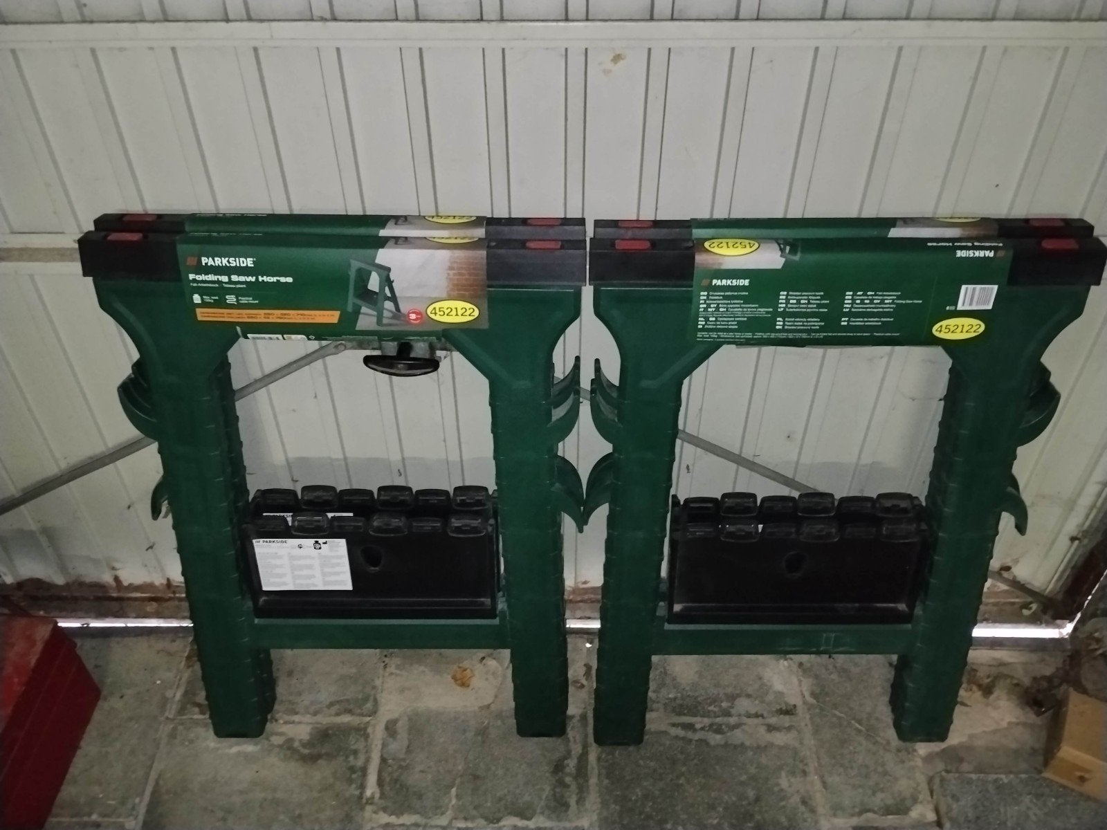 Lot de 4 treteaux parkside neufs, Bricolage & Construction