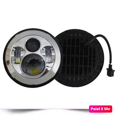 7" Inch full LED koplampen met keurmerk Chrome NIEUW !!!, Neuf, Enlèvement ou Envoi, Daihatsu, Mbg@ziggo.nl