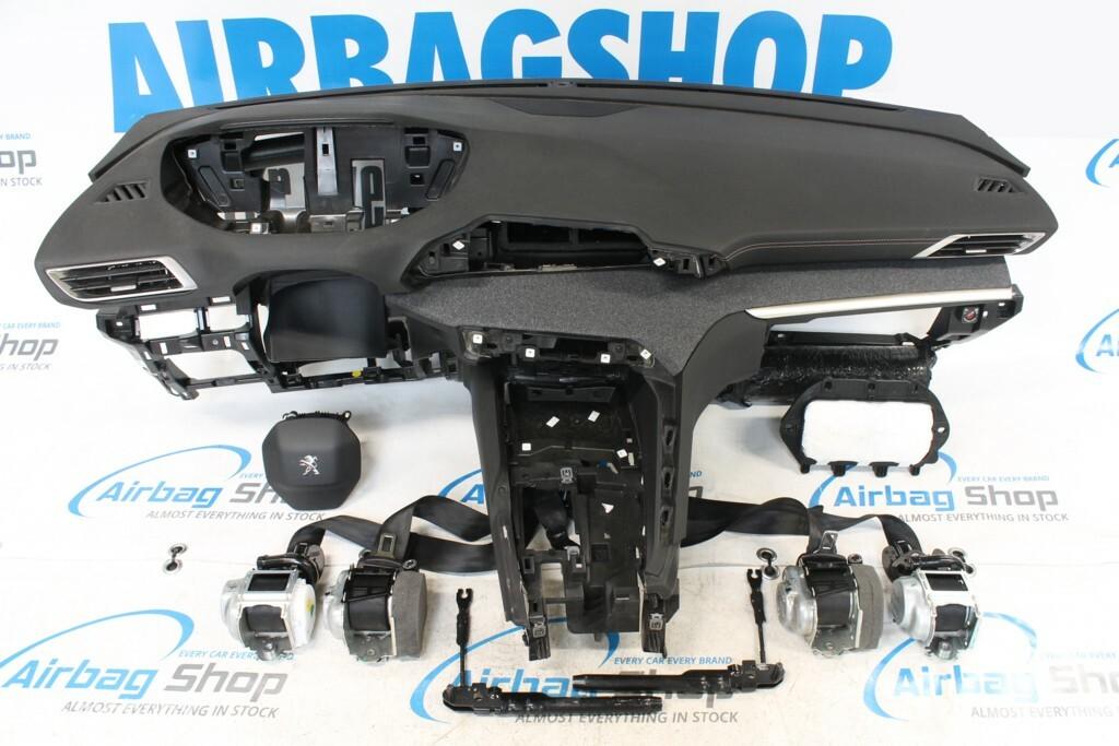 Airbag set – Dashboard met stiksel Peugeot 5008 (2016-heden), Gebruikt, Ophalen of Verzenden