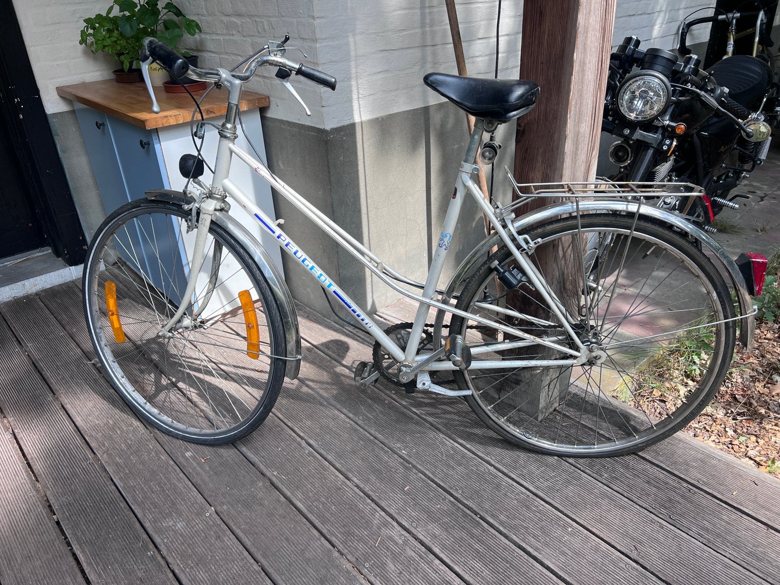 Vintage Peugeot damesfiets - opknapper, 51 tot 55 cm, Ophalen, Velgrem, Jaren '60 of nieuwer