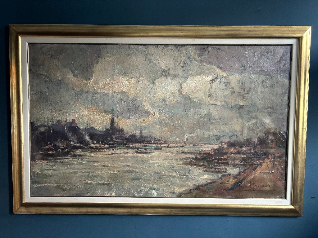 Schilderij Paul Hermans (1898–1972), Antiek en Kunst, Ophalen, Gesigneerd