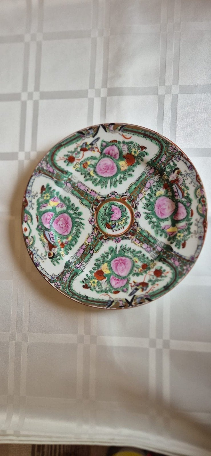Vintage Macau porseleinen bord, Antiek en Kunst, Ophalen of Verzenden