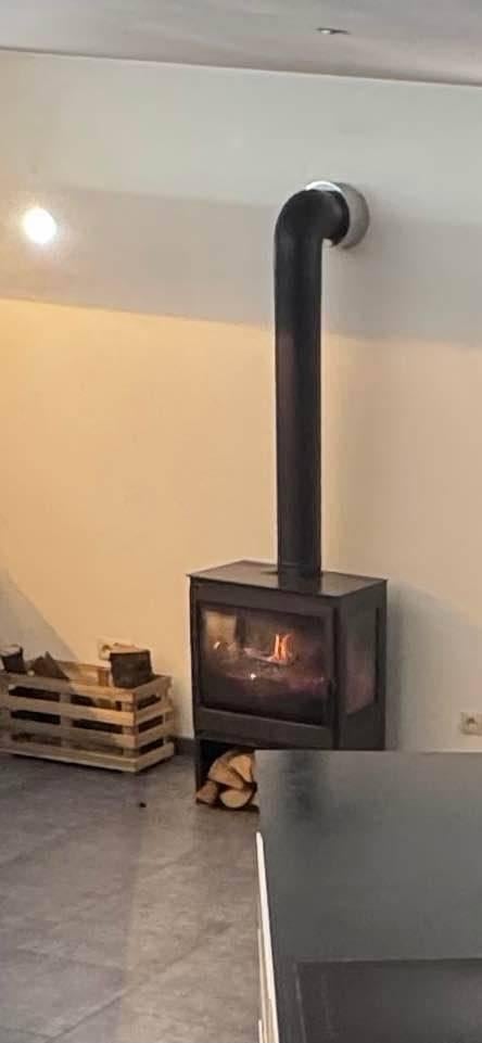 Poele a bois, Enlèvement, Utilisé, Bois, Autoportant