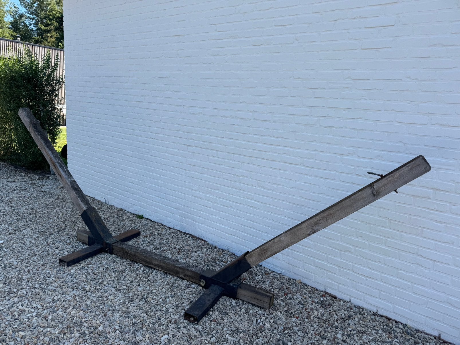 Stevig frame voor hangmat, Ophalen, Gebruikt, Eenpersoons, Buiten