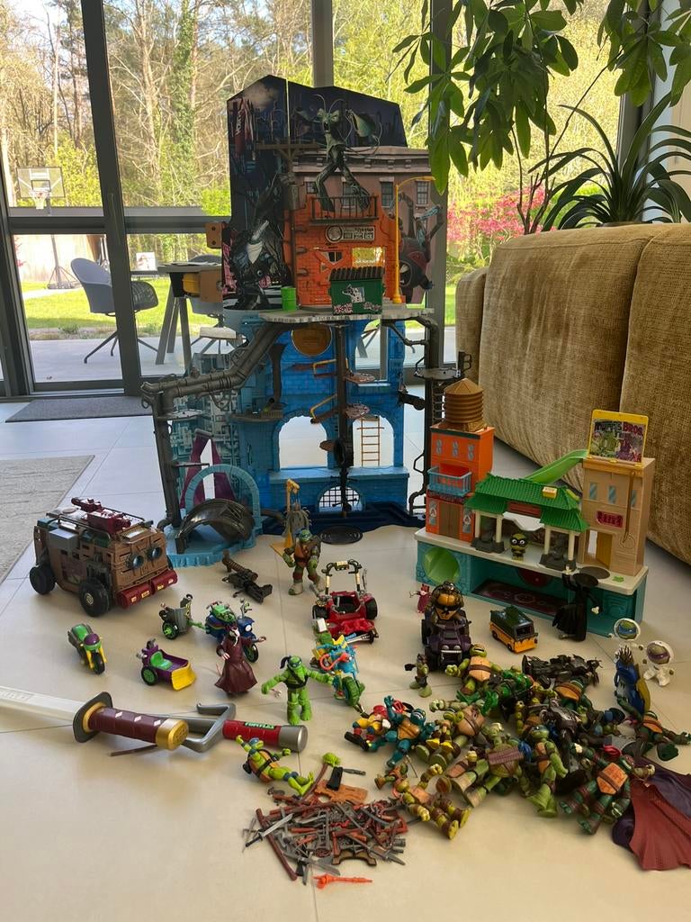 Ninja Turtles, Kinderen en Baby's, Speelgoed | Actiefiguren, Ophalen, Gebruikt