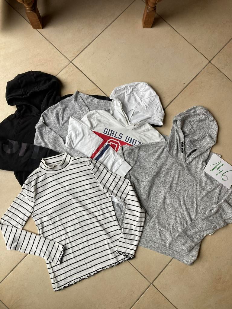 Pakketje 5 stuks Meisjes Kleding maat 146, Ophalen, Gebruikt, Maat 146
