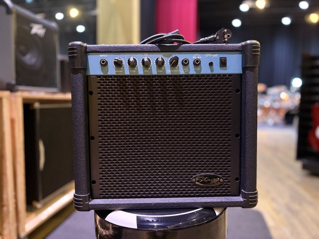 Stagg 20BA Tweedehands Basversterker, Muziek en Instrumenten, Ophalen, Zo goed als nieuw, Basgitaar, Minder dan 50 watt