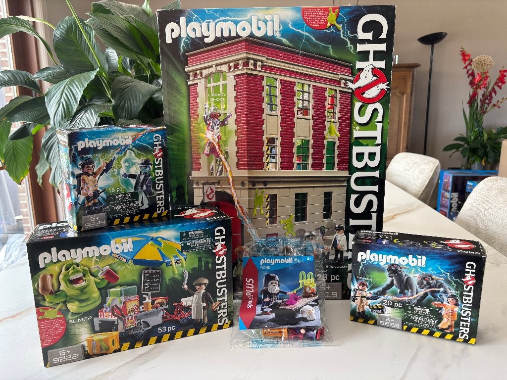Playmobil grand Pack Ghostbusters, Bâtiment, Autres séries, Comme neuf, Kit complet