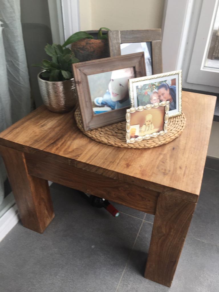 Salontafel teak, Ophalen, Zo goed als nieuw
