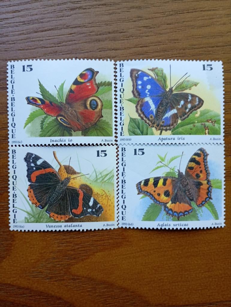 Postzegels België 1993 set van 4, Postzegels en Munten, Postzegels | Europa | België, Ophalen of Verzenden, Postfris, Postfris