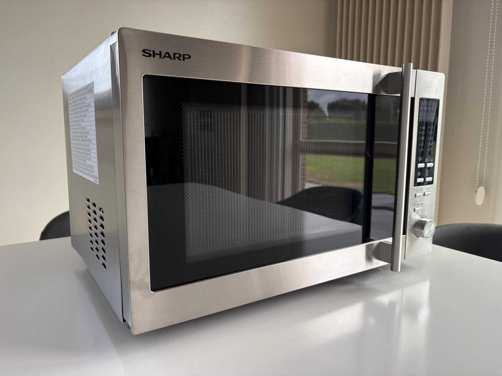 Sharp R92STW combi oven-magnetron-grill, Ophalen, Hete lucht, Zo goed als nieuw, Draaiplateau