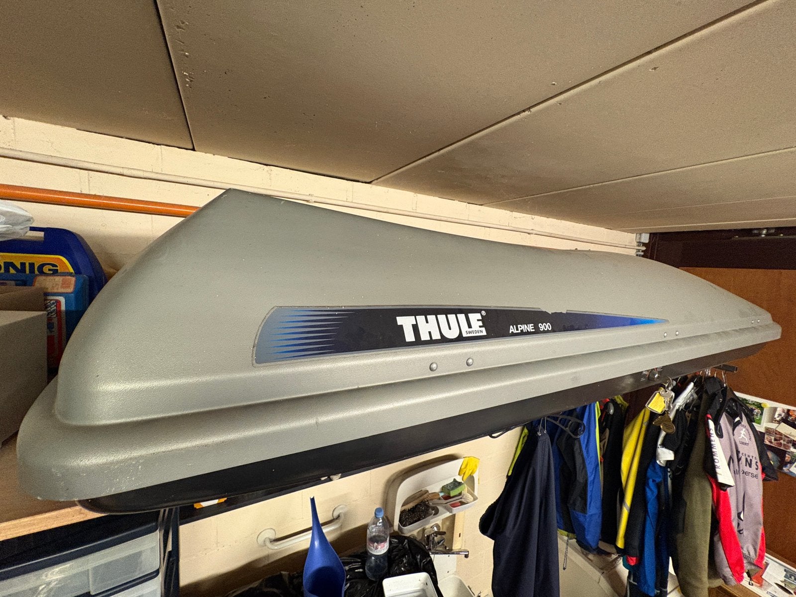 Dakkoffer topbox Thule Alpine 900, Auto diversen, Ophalen, Gebruikt