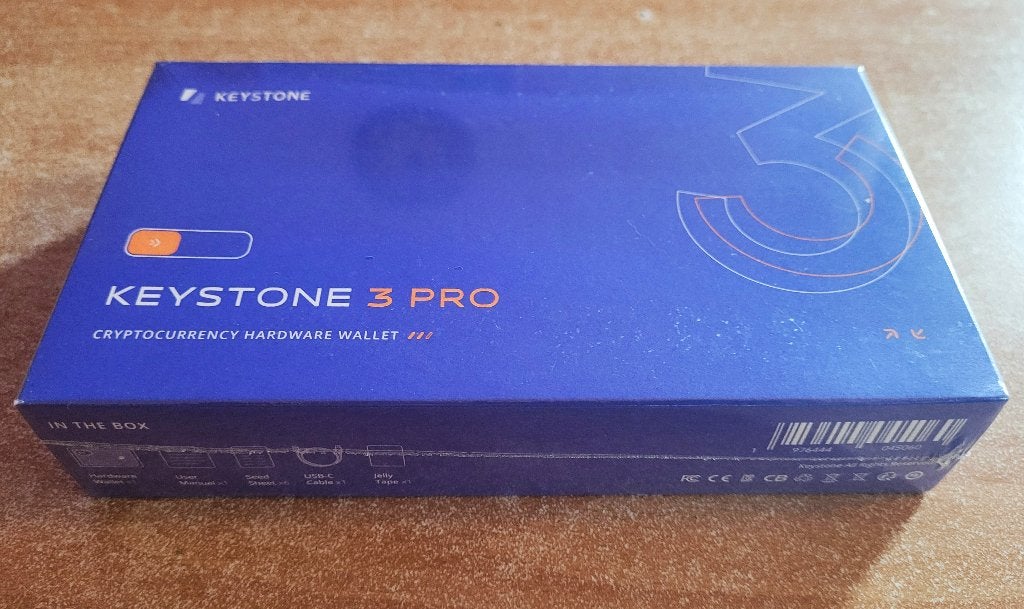 Keystone 3 Pro — Cold wallet crypto NEUF SCELLÉ, Computers en Software, Ophalen, Nieuw