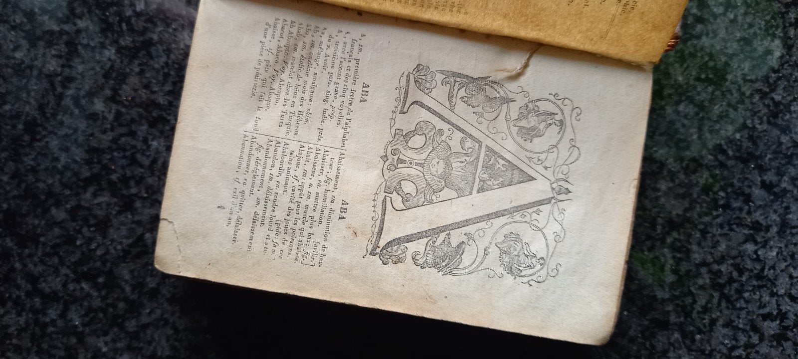 Ancien dictionnaire, Enlèvement ou Envoi