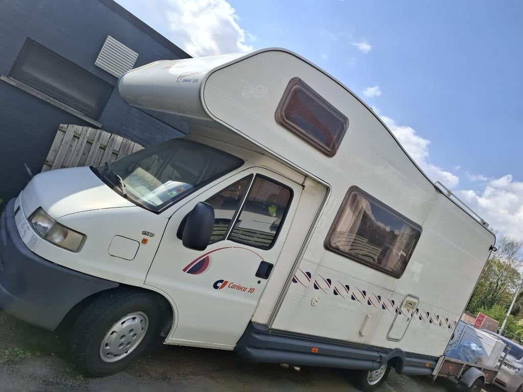 Mobilhome Fiat Carioca 10, Caravanes & Camping, Camping-cars, 6 à 7 mètres, Siège standard, Toilette à cassette, Fiat
