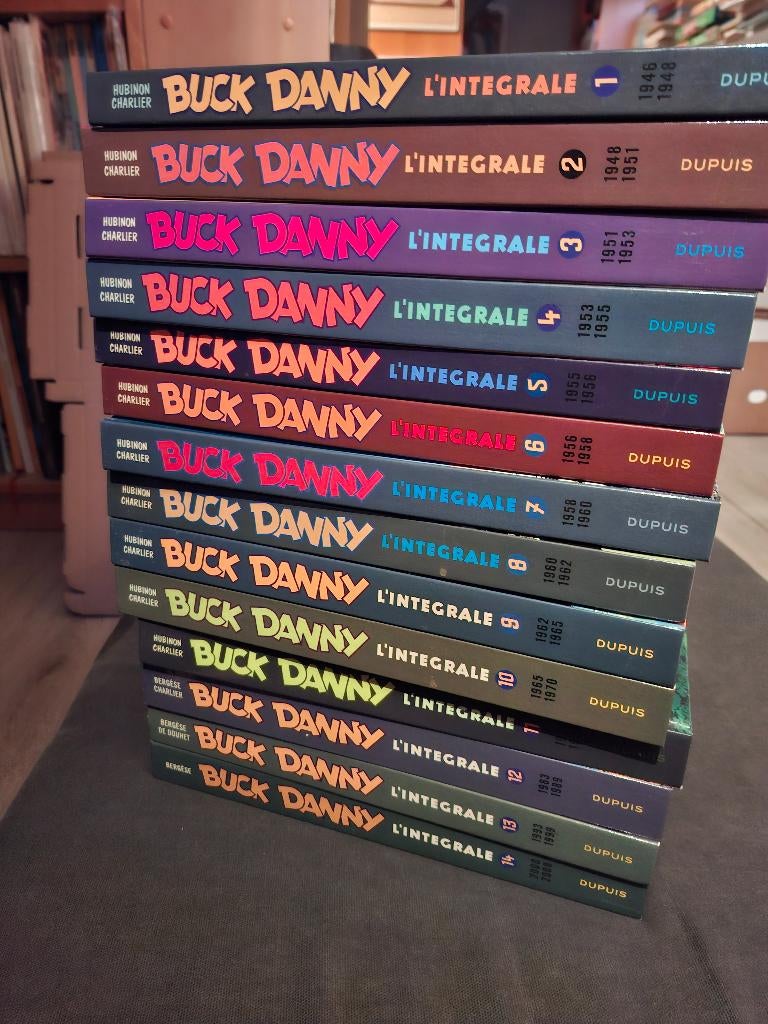 Buck Danny ~ Série complète intégrales 1 à 14, Livres, Série complète ou Série, Enlèvement ou Envoi, Comme neuf